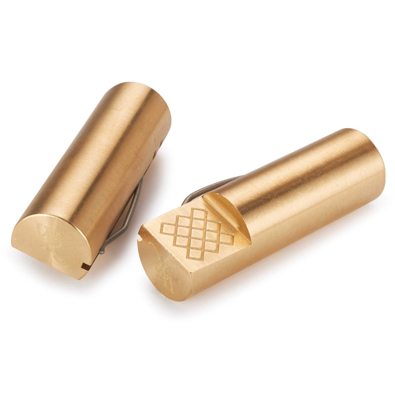 Brass Bench Dogs - 2-3/8" x 3/4" - Pair